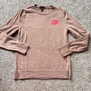 Banana Republic Merino Wool Sweater in Tan size M
